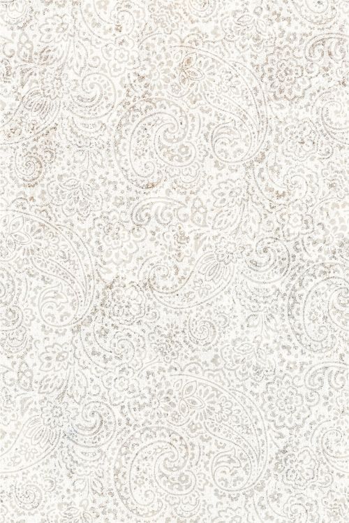 Bild: Eijffinger Tapeten Panel Sundari 375213 - Paisley (Weiß; 280 x 186 cm)