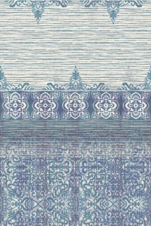 Bild: Eijffinger Tapeten Panel Sundari 375216 - Taj (Blau; 280 x 186 cm)