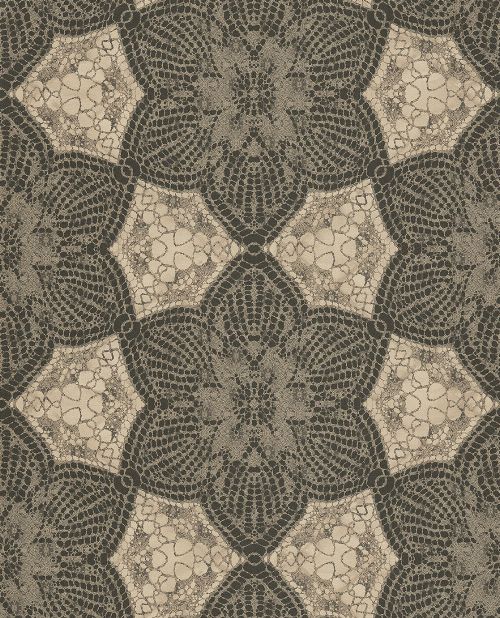 Bild: Eijffinger Vliestapete Siroc 376057 - indisches Blumenmuster (Karamell)