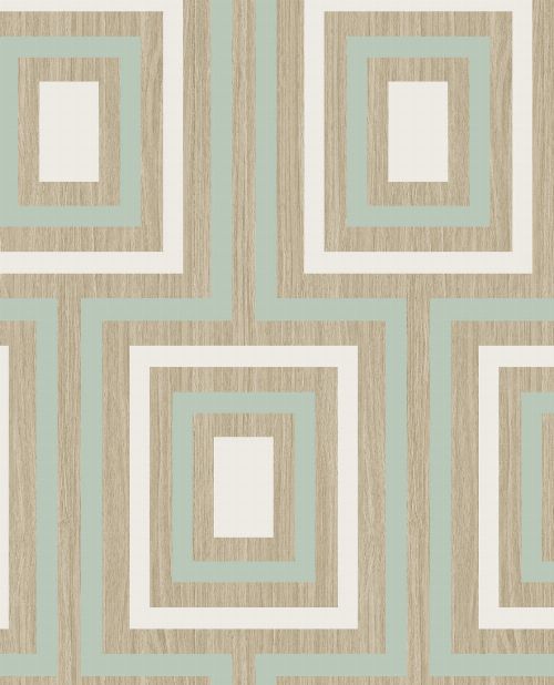 Bild: Eijffinger Vliestapete Stripes+ 377021 - geometrisches Muster (Zartes Mint)