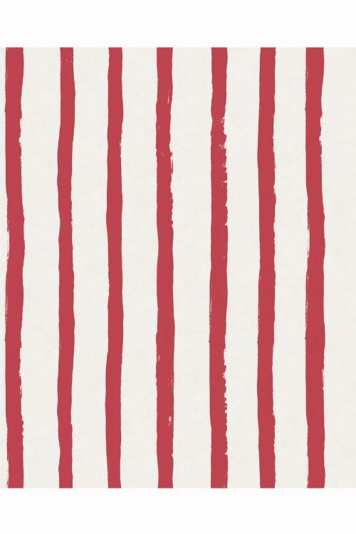 Bild: Eijffinger Tapete Stripes+ 377071 - Pastellstreifen (Rot)