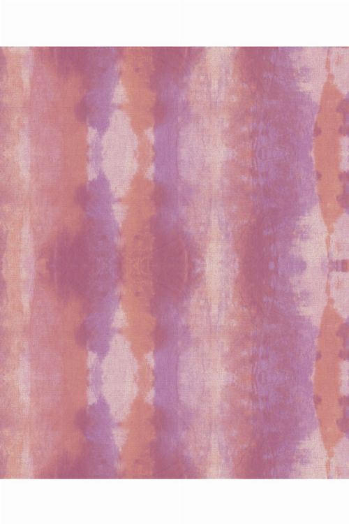 Bild: Eijffinger Streifentapete Stripes+ 377081 - Textiloptik (Bunt/Lila)