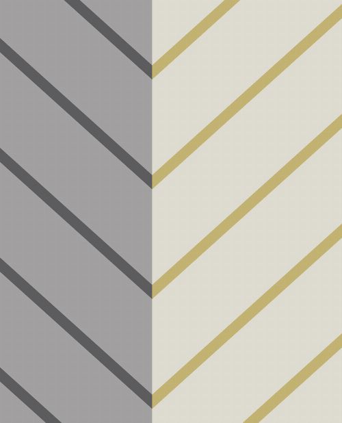 Bild: Eijffinger edle Vliestapete Stripes+ 377143 - Zickzack Muster (Grau)