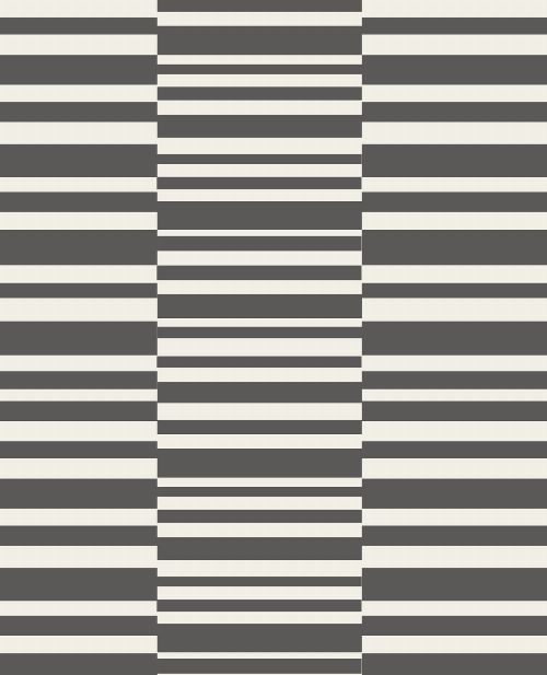 Bild: Eijffinger Vliestapete Stripes+ 377162 - Streifenmuster (Schwarz/Weiß)