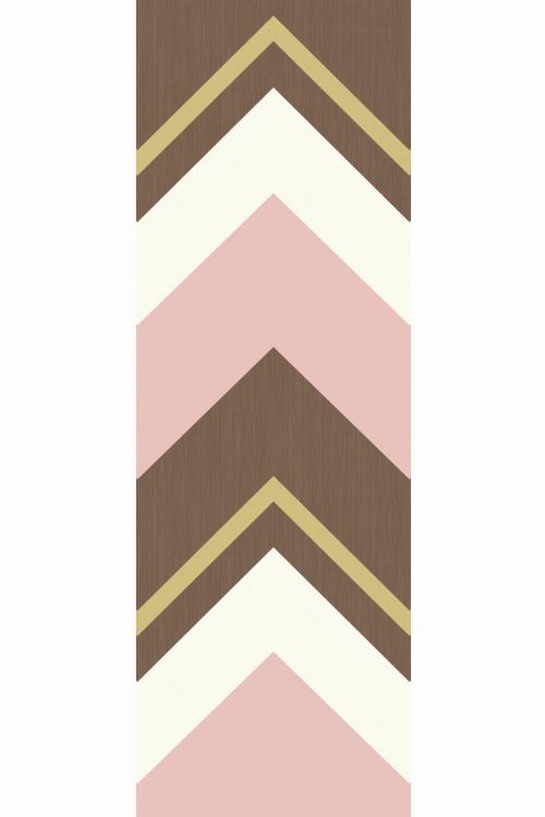 Bild: Eijffinger Tapeten Panel Stripes+ 377202 CRISSCROSS (Rosa)