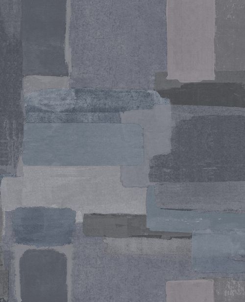 Bild: Eijffinger Vliestapete Lino 379063 - abstrakte Mauer (Blau)