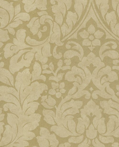 Bild: Eijffinger Vliestapete Stature 382541 - Barock Pflanzenmuster (Gold)