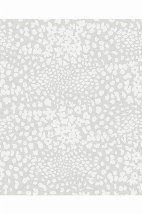 Bild: Eijffinger Vliestapete Vivid 384541 - Blumenwiese (Grau)