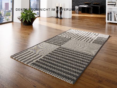 Bild: Teppich Country 5384 (Anthrazit; 60 x 110 cm)