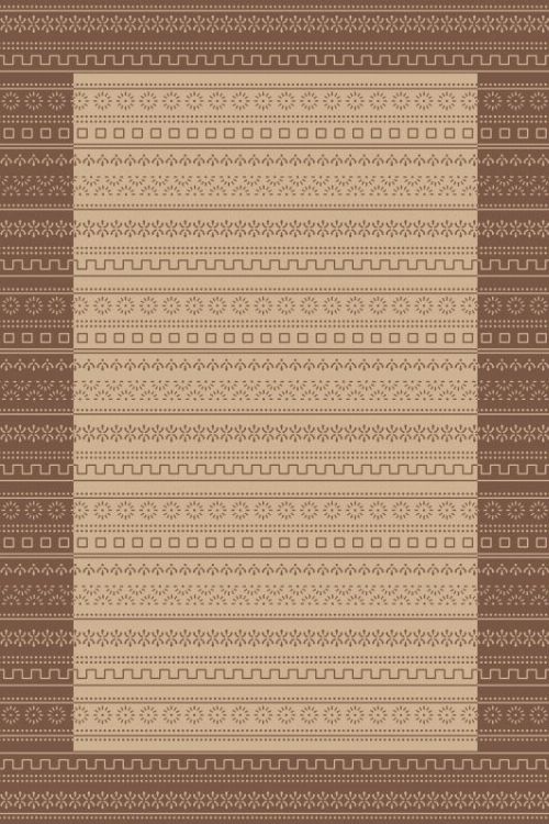 Bild: Teppich Country 5374 (Braun; 200 x 290 cm)