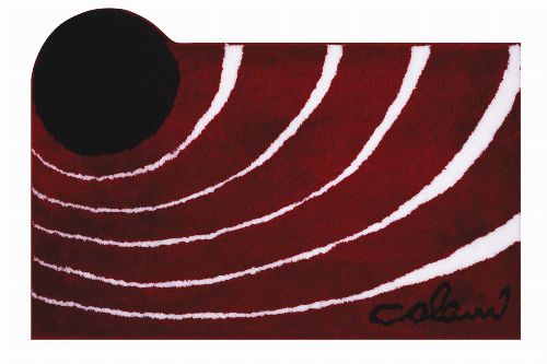 Thumbnail: Badteppich COLANI 2 (Rot; 70 x 120 cm)