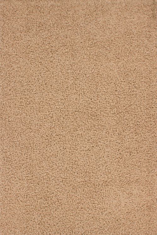 Bild: Hochflor Teppich Oslo (Hellbraun; 80 x 150 cm)