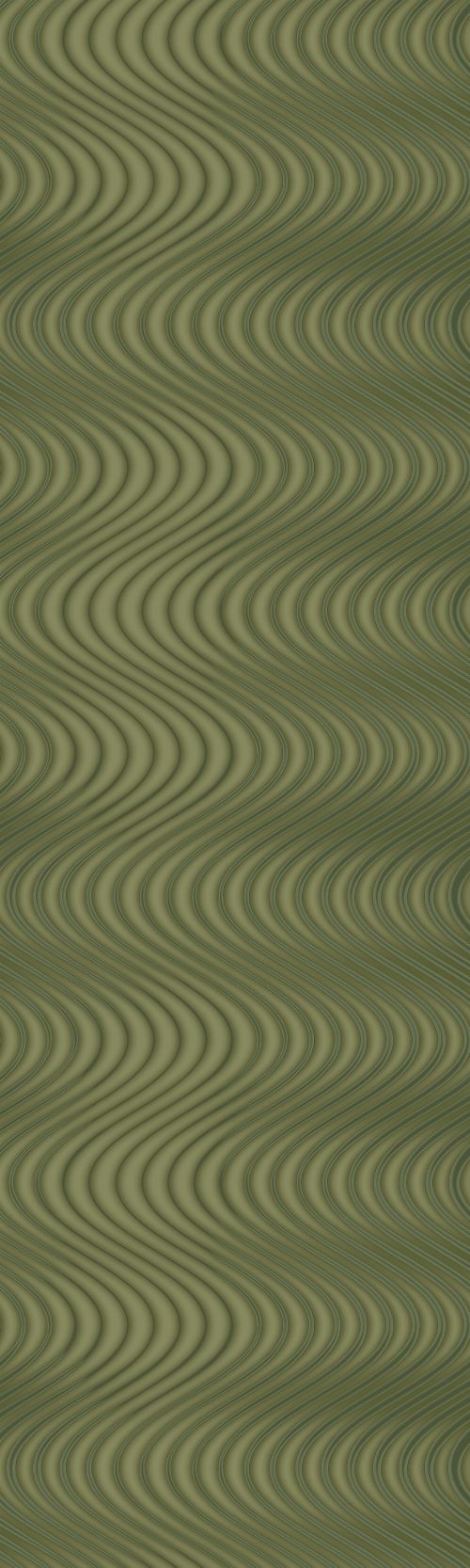 Bild: Colani Legend Digitaldruck Panel - Wellen (Eidechsengrün)
