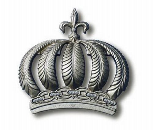 Bild: Glööckler Imperial Tapetendekoration : Krone 52719 (Silber)