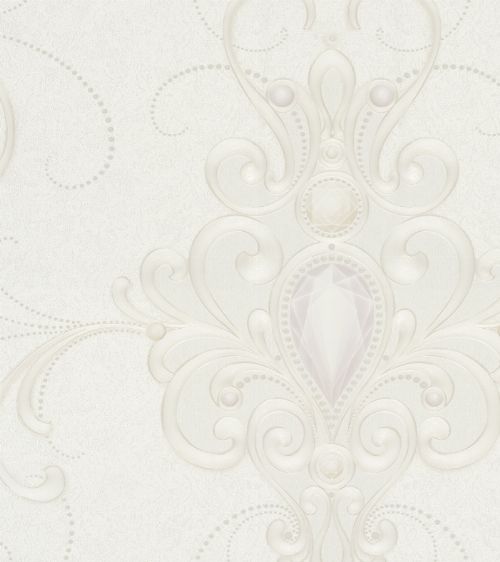 Bild: Glööckler Imperial 54430 - Ornamenttapete (Elfenbein)