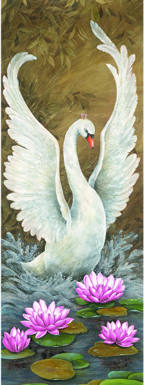Bild: Glööckler Imperial 58501 - Panel Schwan (Weiß)