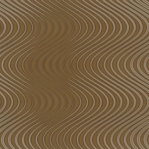 Bild: Colani Legend Tapete - Wellen (Braun)