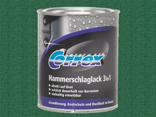 Thumbnail: Hammerschlaglack 3in1 (Dunkelgrün; 750 ml)
