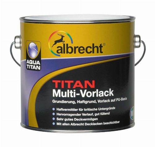 Bild: Aqua Titan Multi-Vorlack (Weiß; 2.5 Liter)