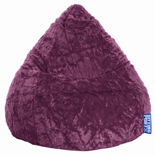 Bild: BeanBag FLUFFY (Aubergine; 70 x 90 cm)