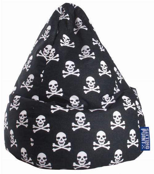 Bild: BeanBag TOTENKOPF (Schwarz; 70 x 110 cm)