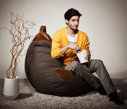 Bild: BeanBag JAMIE (Braun; 80 x 130 cm)
