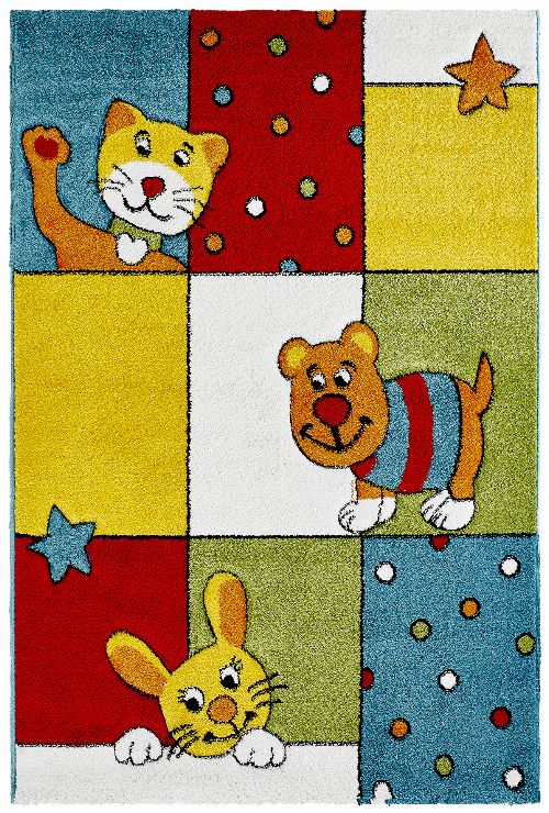Bild: Kinderteppich - Hello (Multi; 80 x 150 cm)