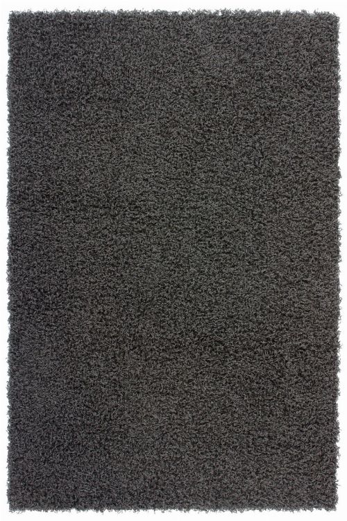 Bild: Günstiger Hochflorteppich - Funky (Anthrazit; 80 x 150 cm)
