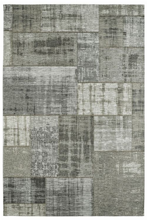 Bild: Jaquard Flachgewebe Teppich - Gent (Grau; 80 x 150 cm)
