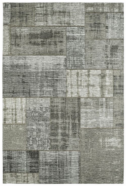 Bild: Jaquard Flachgewebe Teppich - Gent (Grau; 155 x 230 cm)