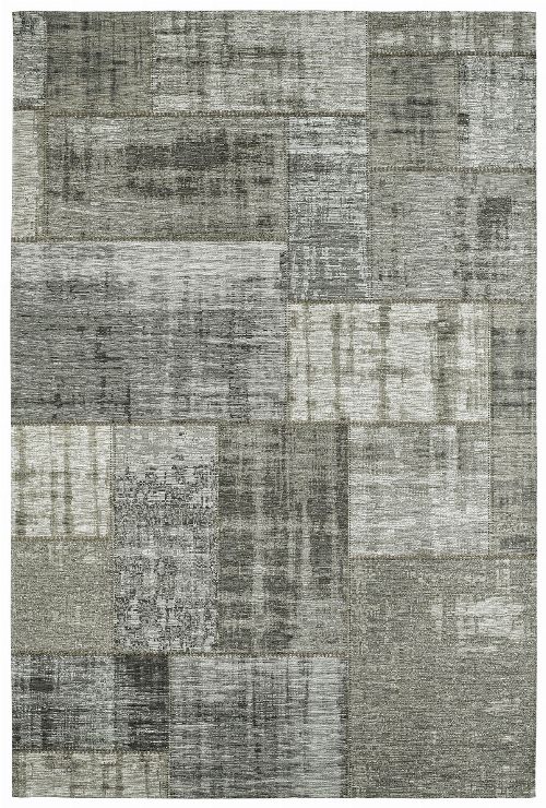 Bild: Jaquard Flachgewebe Teppich - Gent (Grau; 200 x 290 cm)