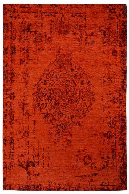 Bild: Jaquard Flachgewebe Teppich - Vintage Ornament (Rot; 120 x 170 cm)