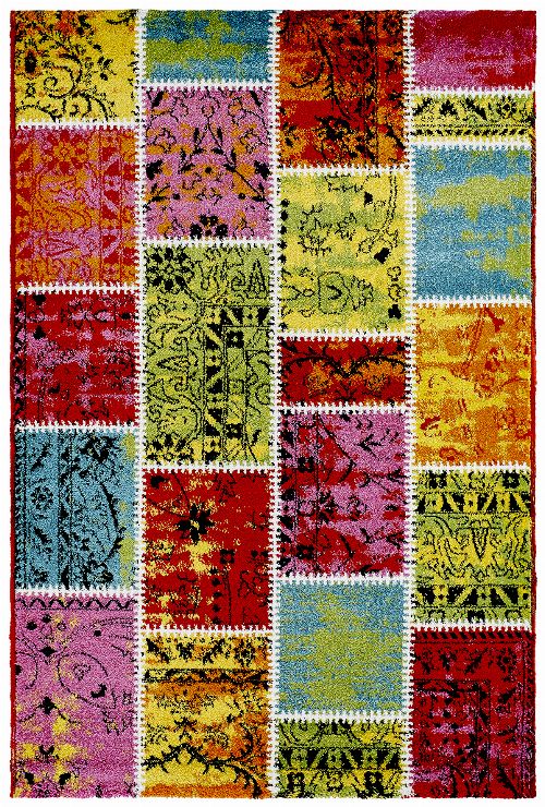 Bild: Jugendteppich - Patchwork (200 x 290 cm)