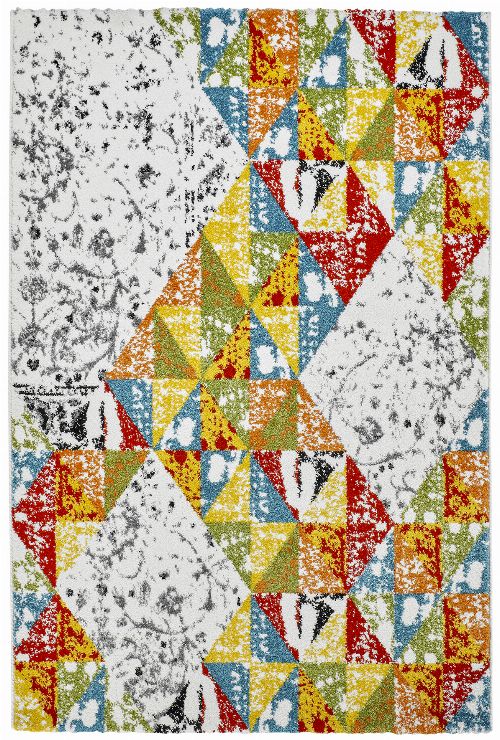 Bild: Farbiger Vintage Teppich - Fantasy (200 x 290 cm)