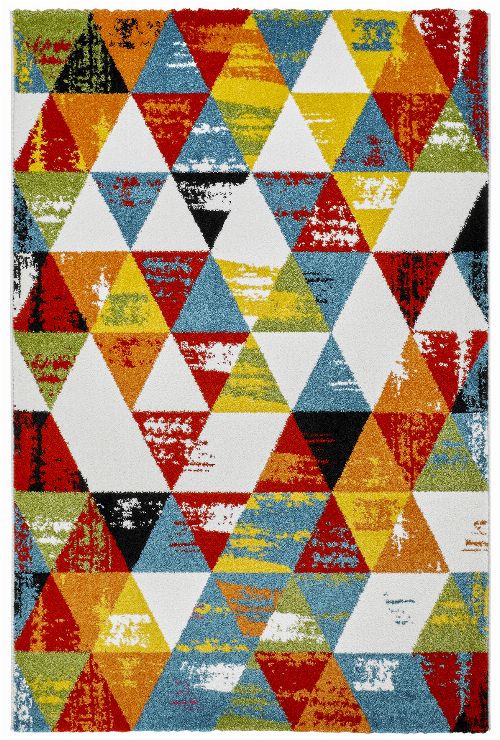Bild: Kurzflor Teppich - Ethno Style (80 x 150 cm)
