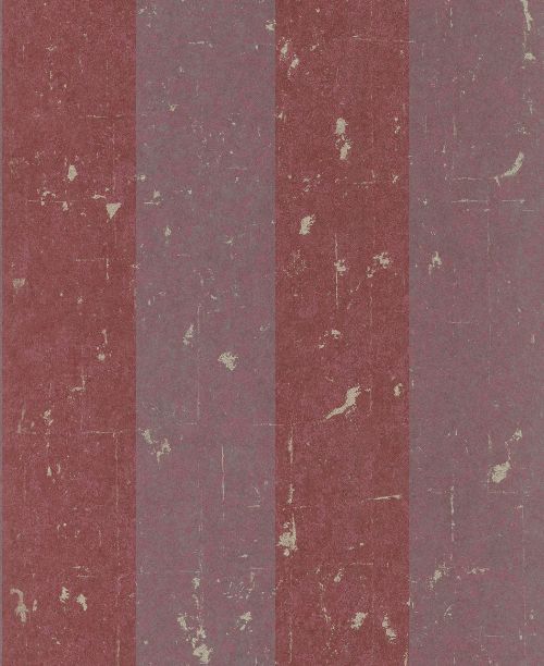 Bild: Tintura Vintage Vliestapete 227337 - Streifen (Rot)