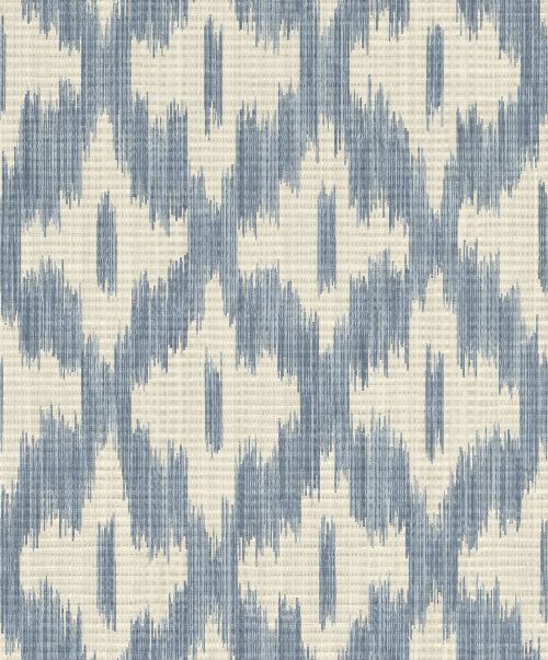 Bild: Barbara Schöneberger Tapete Rhombus 527728 - by Rasch (Blau)