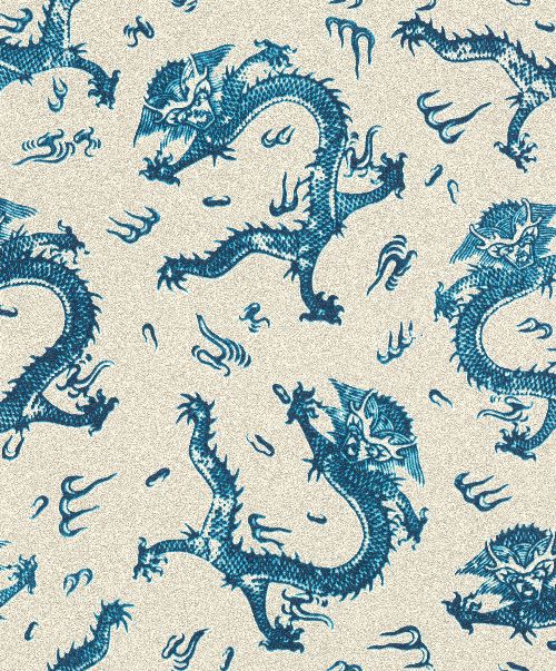 Bild: Barbara Schöneberger Dragon Tapete 527940 - by Rasch (Beige)