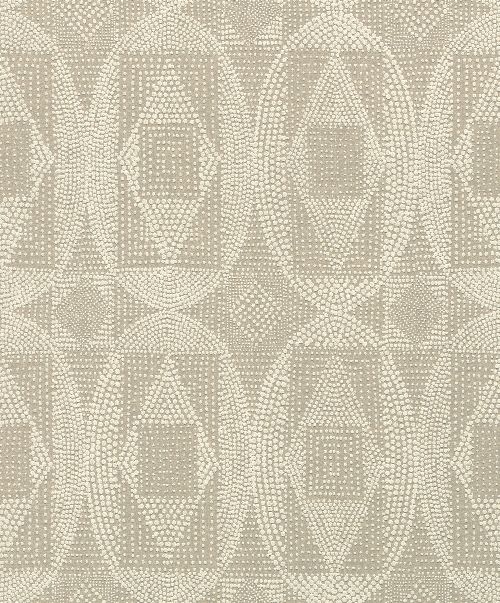 Bild: Barbara Becker Roots FormenTapete - b.b. VI 861822 by Rasch (Beige)