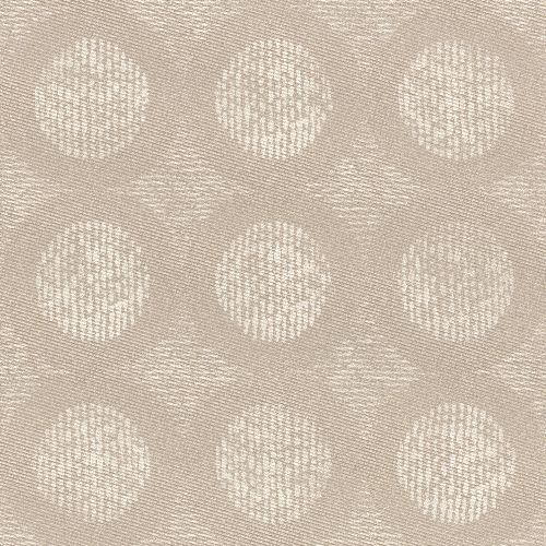 Bild: Barbara Becker Roots Tapete: Kreise - b.b. VI 862201 by Rasch (Beige/Grau)