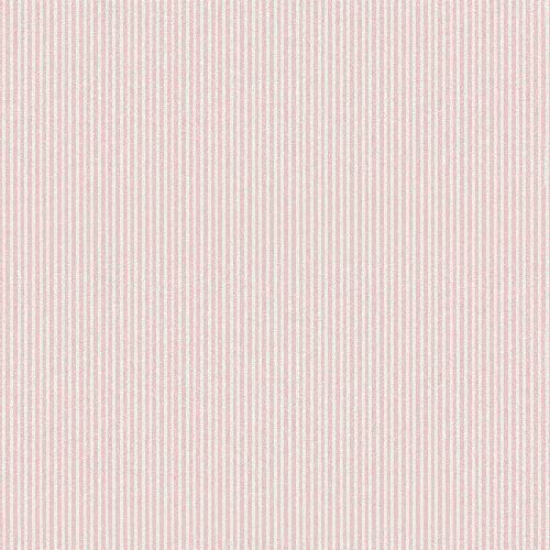 Bild: Rasch Textil Tapete 289083 Petite Fleur 4 - Streifen (Rosa/Weiß)