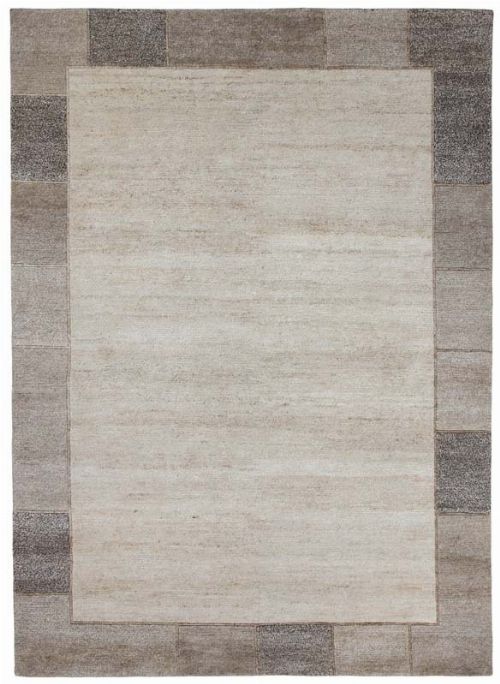 Bild: Teppich Nature Line 2 Border (Hanf Border Beige; 120 x 180 cm)