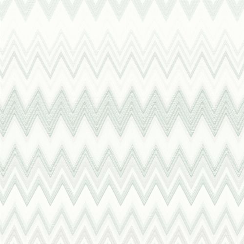 Bild: Missoni Home Tap. Zig Zag Multicolore M1A10066 (Weiß/Grau)