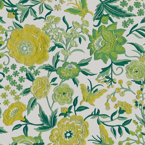 Bild: Missoni Home Mural Oriental Garden M1B20014 (Grün/Gelb)