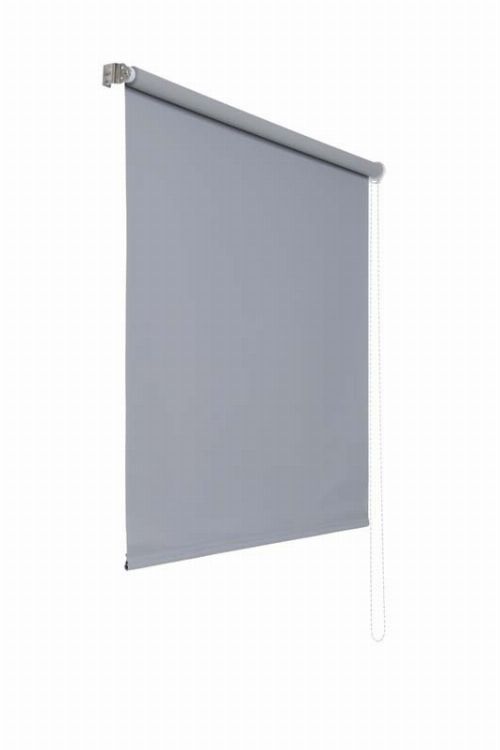Bild: Lichtundurchlaessiges Seitenzugrollo (Grau; 180 x 160 cm)