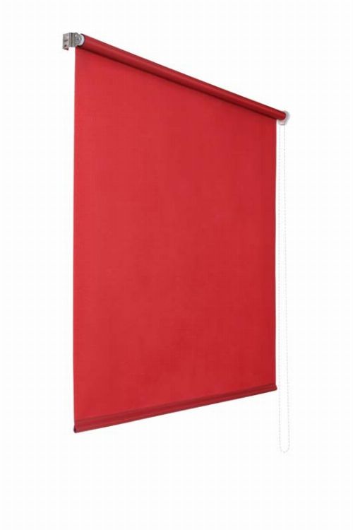 Bild: Lichtdurchlaessiges Seitenzugrollo (Rot; 180 x 120 cm)