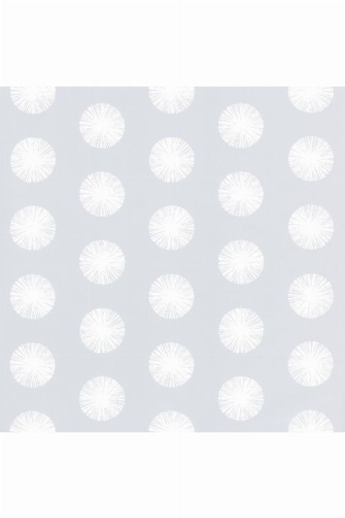Bild: Caselio - Retro Tapete - SMILE POM POM GIRL SMIL69739121 (Eisgrau)