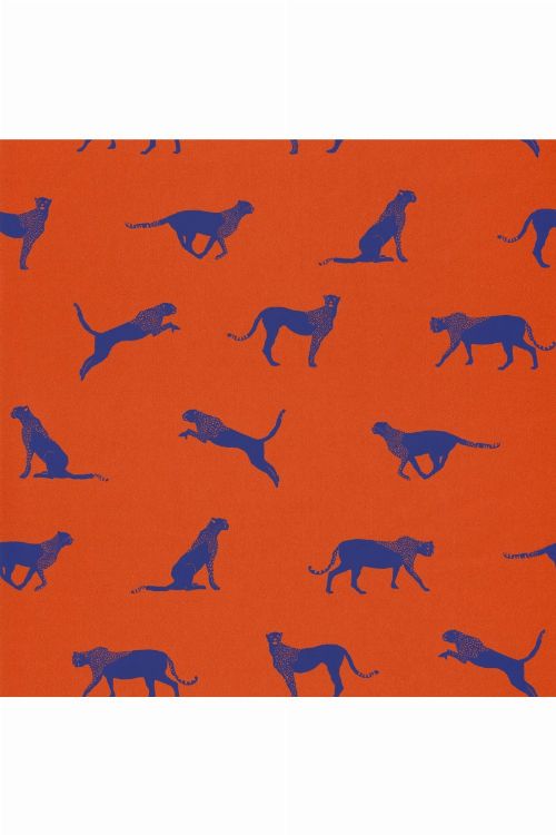 Bild: Caselio - Motivtapete Leopard - SMILE FELIN SMIL69743712 (Orangegelb)