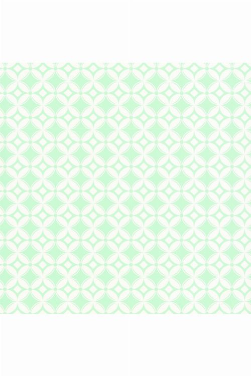 Bild: Caselio - Retro Tapete - SMILE CARREAUX SMIL69807000 (Mintgrün)