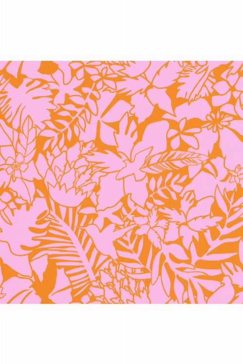Bild: Caselio - Florale Tapete - SMILE ALOHA SMIL69824203 (Rosa)